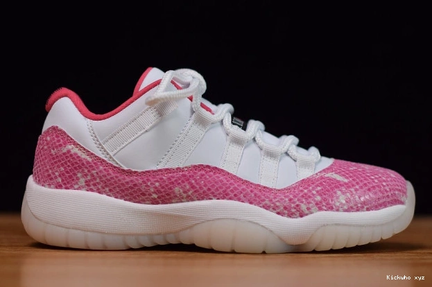 AH7860-106 WMNS Pink Low Air Snakeskin Jordan 11 0619